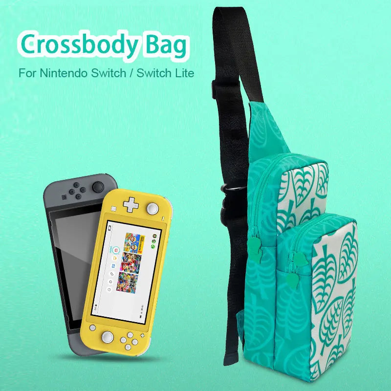 Crossbody Storage Chest Bag For Nintendo Switch Oled Travel Carry Case NS Lite Game Console Dock Backpack Pouch Accessories