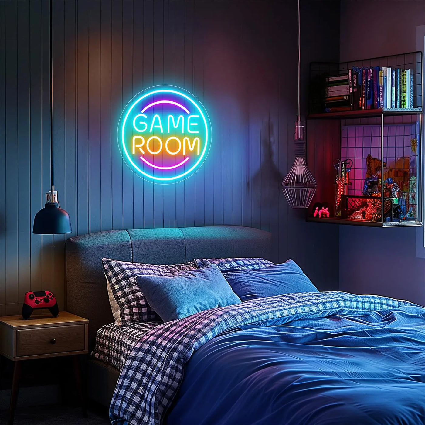 Game Zome Neon Sign LED Wall Decor USB Powered  Acrylic For Gaming Lighting Bedroom Bedside Wall Decor Gamer Party Birthday Gift