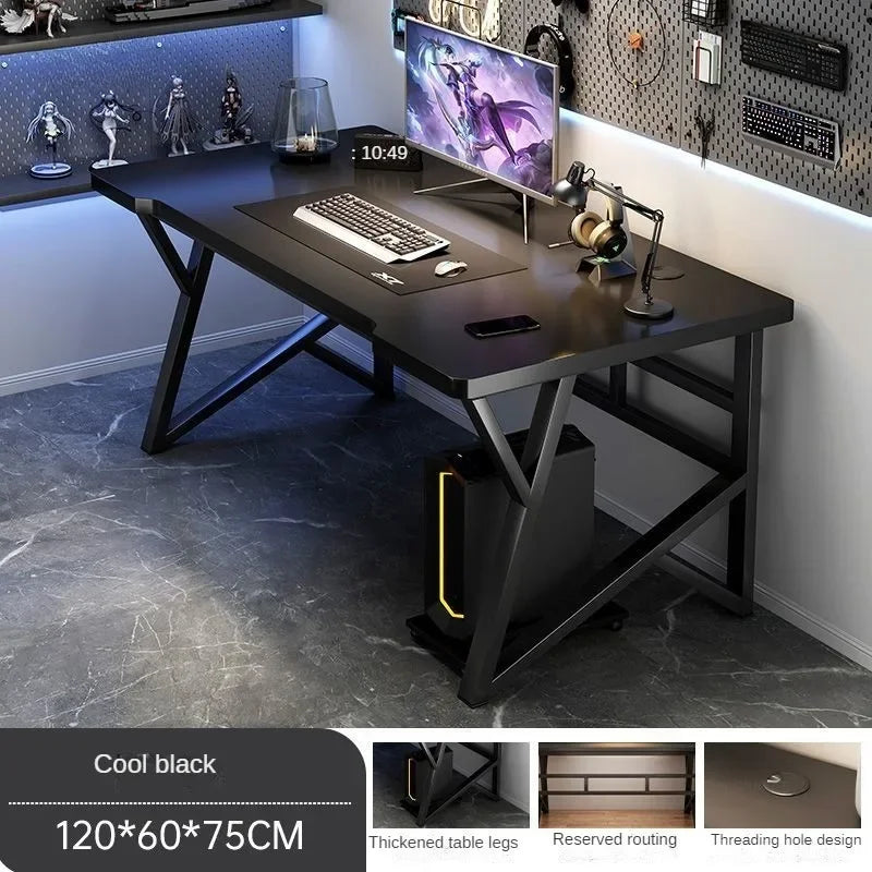 Desktop Gaming Tables Light Luxury Computer Desks Bedroom Desk Simple Office Desk and Chair Set Home Wooden Study Table