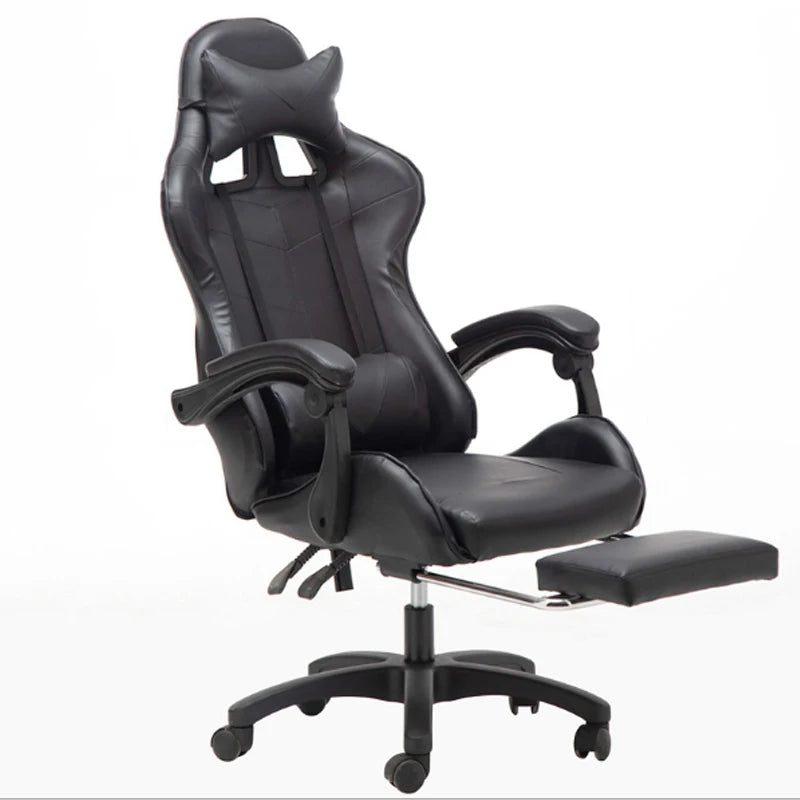 Custom China Black Red Wooden Frame LED PU Leather Office Adult Ergonomic RGB Racing Computer PC Gamer Gaming Chair For Sale