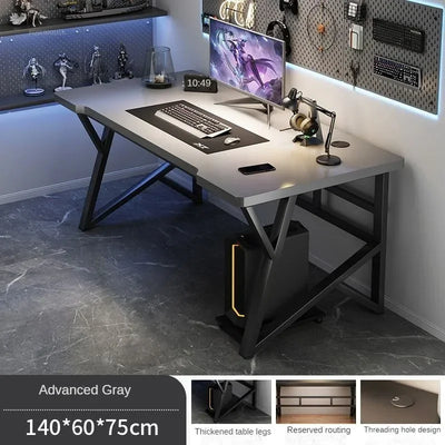 Desktop Gaming Tables Light Luxury Computer Desks Bedroom Desk Simple Office Desk and Chair Set Home Wooden Study Table