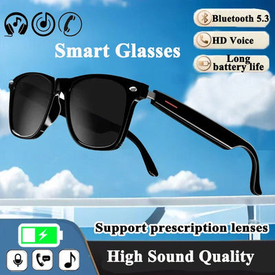 Control Camera Smart Music Sunglasses Earphones Wireless Bluetooth Headset HIFI Sound Headphone Driving Glasses Hands-free Call