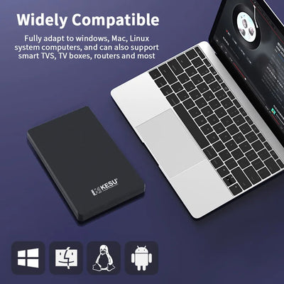 KESU HDD 2.5 Inch Portable External Hard Drive 250GB 320GB 500GB 1TB USB3.0 Storage Compatible for PC Mac Desktop MacBook