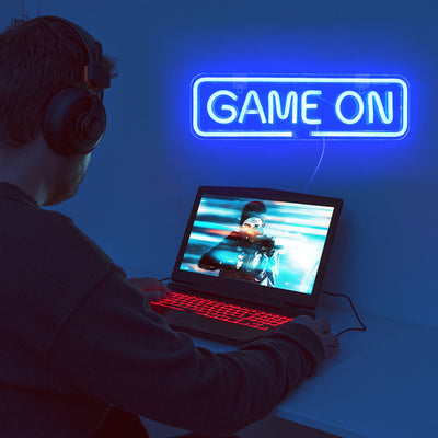 Wanxing Gamer On Neon Light Custom LED Signs Lamp Punk Men Dorm Boy Bedroom Design Additions To The Room Decor Personalized Gift