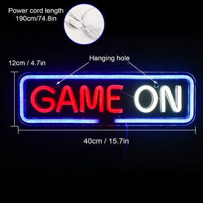 Wanxing Gamer On Neon Light Custom LED Signs Lamp Punk Men Dorm Boy Bedroom Design Additions To The Room Decor Personalized Gift