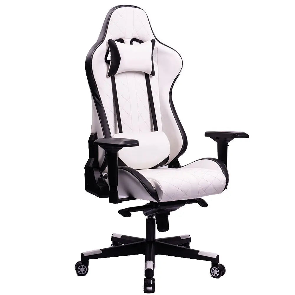 Wholesale White Synthetic Leather PP Adjustable Armrest Blanca Silla Gamer Gaming Chair