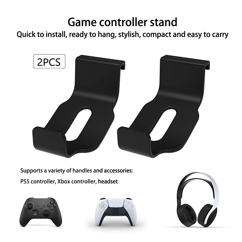 Universal Headphone Stand Wall Mount Holder Hanger for Play Station 5 Console Gaming Headset Hanging Bracket Storage Rac ﻿