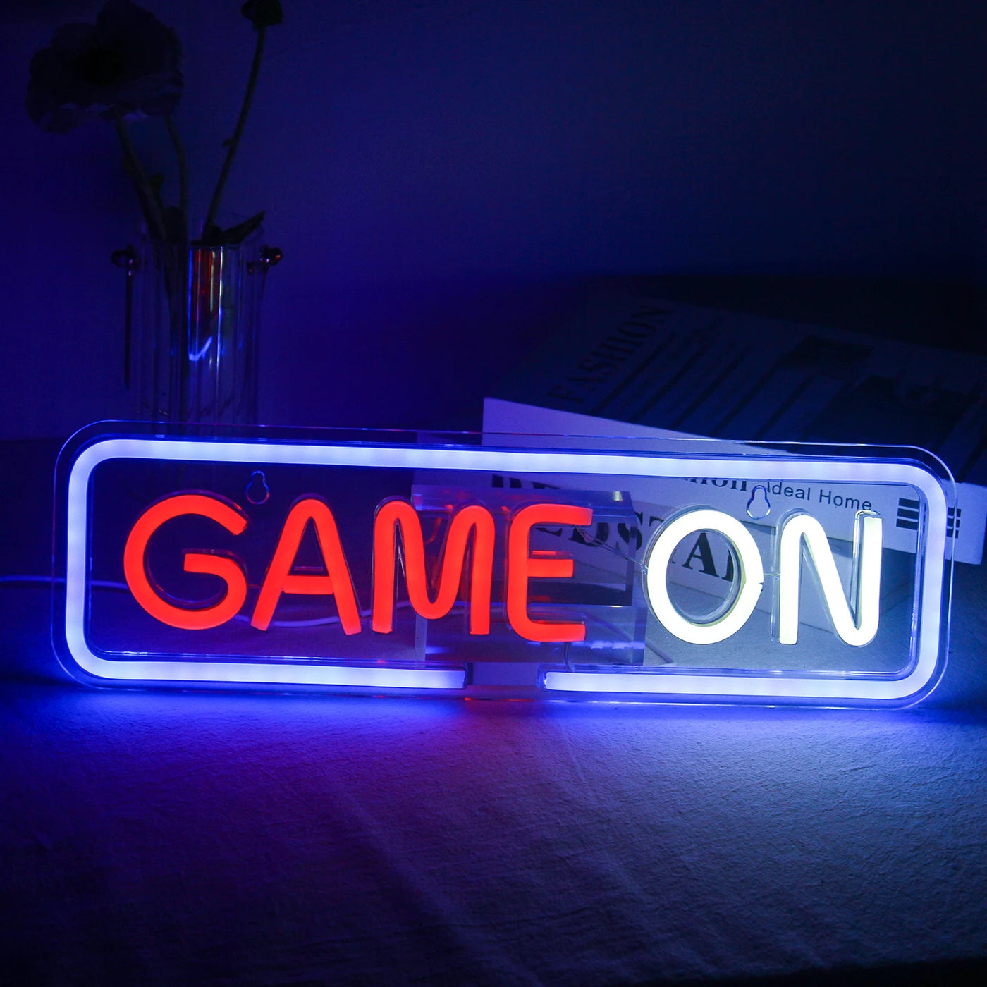 Wanxing Gamer On Neon Light Custom LED Signs Lamp Punk Men Dorm Boy Bedroom Design Additions To The Room Decor Personalized Gift