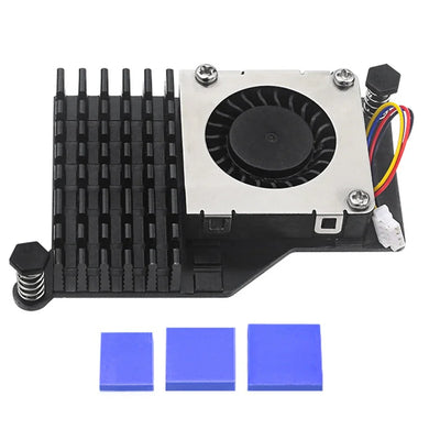 For Raspberry Pi 5 Active Cooler Official Fan Heatsink Compatible Holder Metal Heatsink Radiator Cooling Radiator