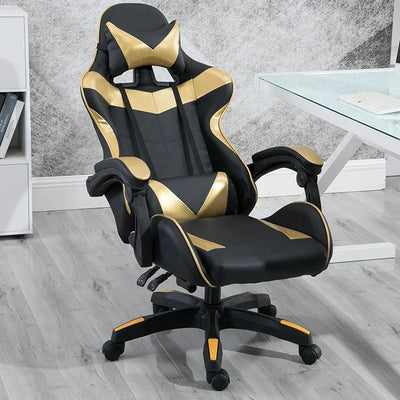 Custom China Black Red Wooden Frame LED PU Leather Office Adult Ergonomic RGB Racing Computer PC Gamer Gaming Chair For Sale